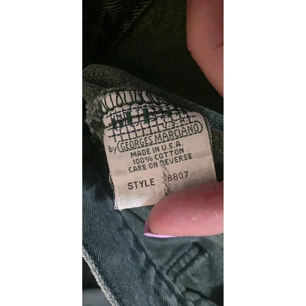 Vintage GUESS Jacket Mens XL Green Trucker Jeans Georges Marciano USA Made‎ 90s